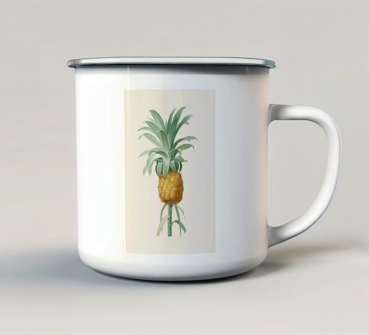 Ananas tazza in smalto da Astër
