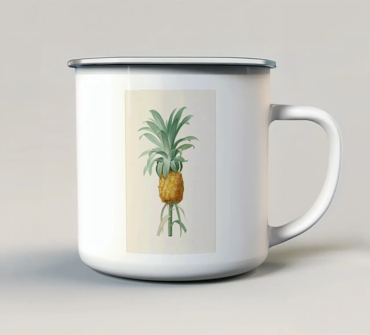 Ananas enamel mug by Astër