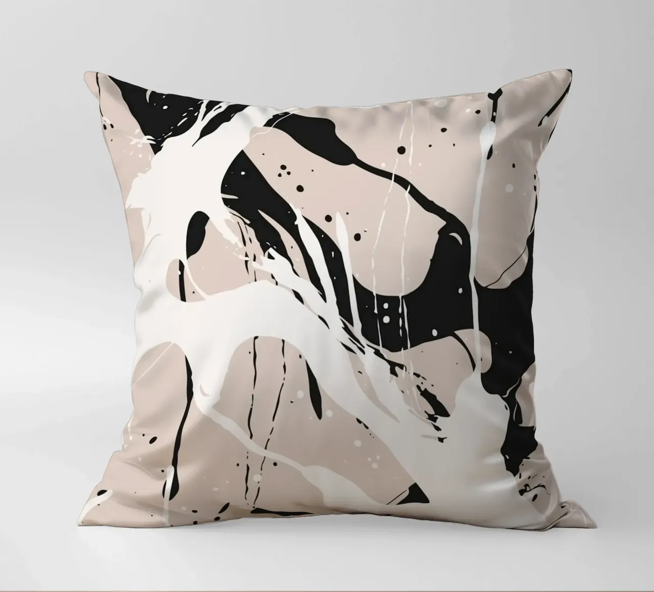 Abstract Pollock style cuscino da studiopicaprints