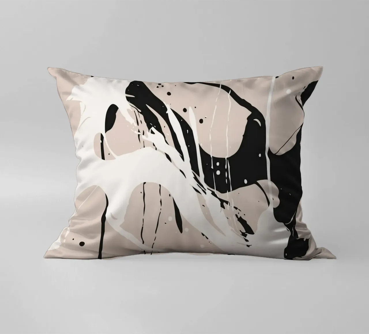 Abstract Pollock style cuscino da studiopicaprints