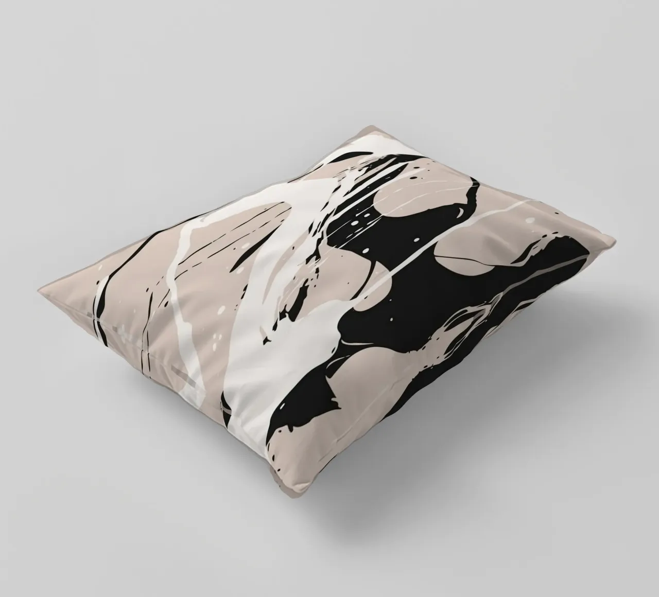 Abstract Pollock style cuscino da studiopicaprints