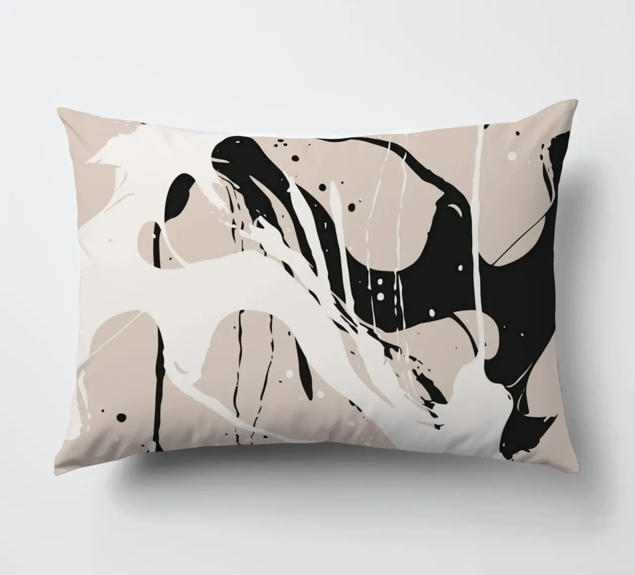 Abstract Pollock style cuscino da studiopicaprints