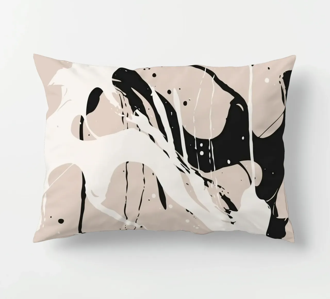 Abstract Pollock style cuscino da studiopicaprints