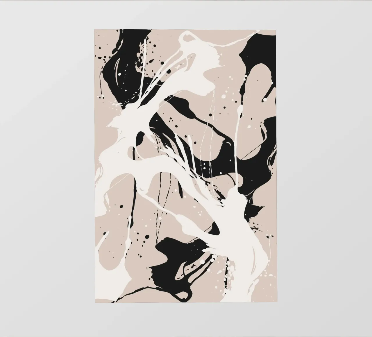 Abstract Pollock style pellicola backlit da studiopicaprints