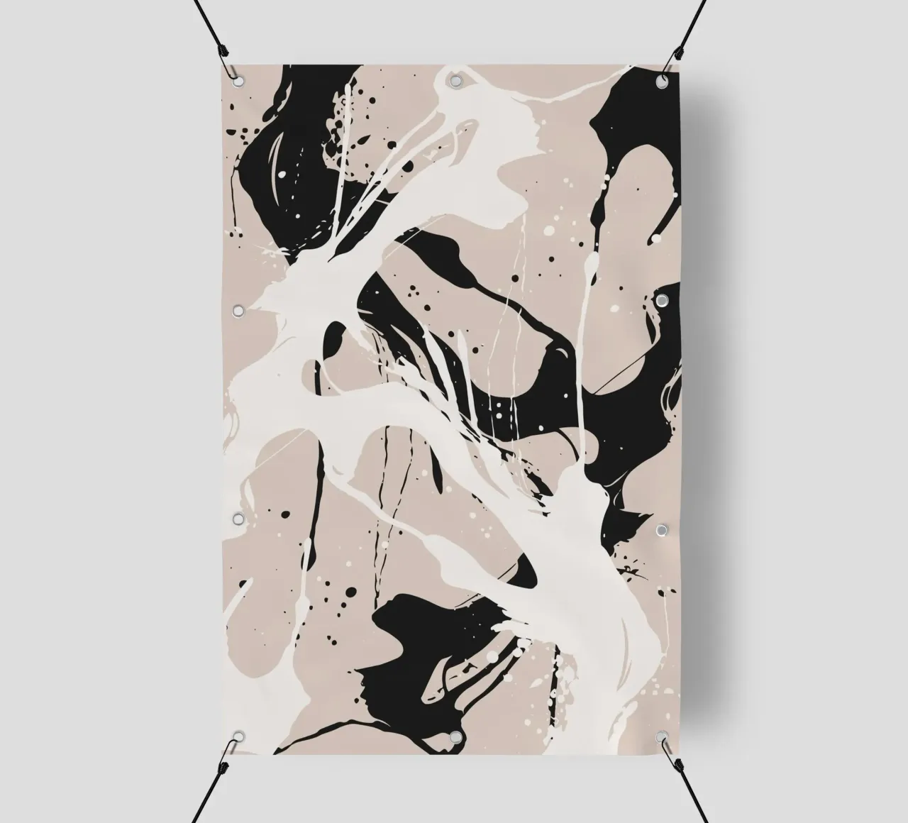 Abstract Pollock style telo in pvc da studiopicaprints