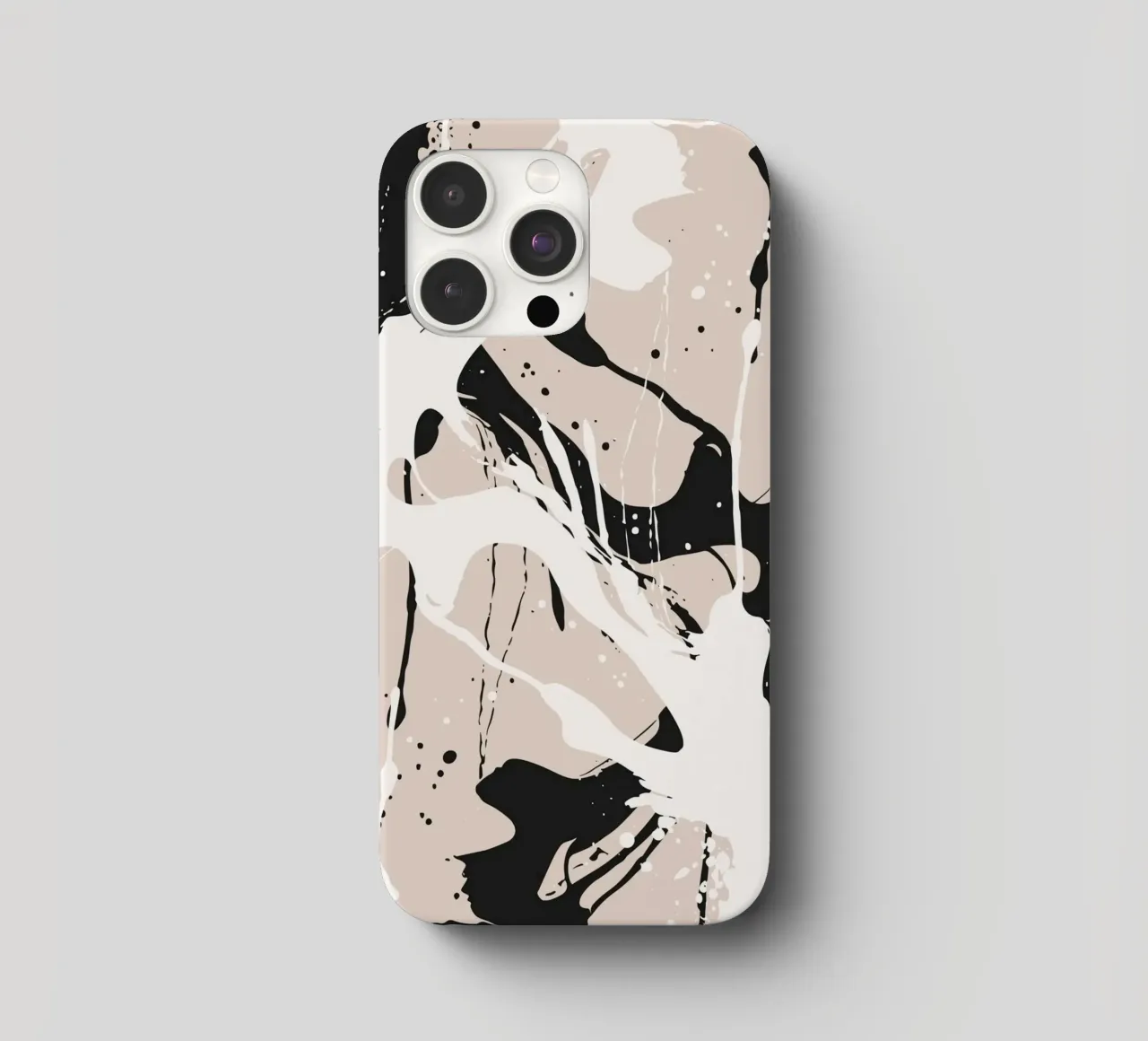 Abstract Pollock style cover iphone da studiopicaprints