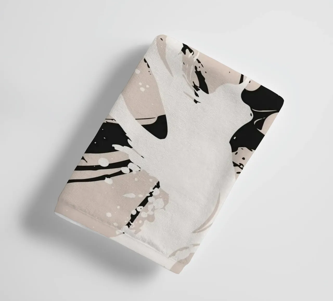 Abstract Pollock style towel by studiopicaprints
