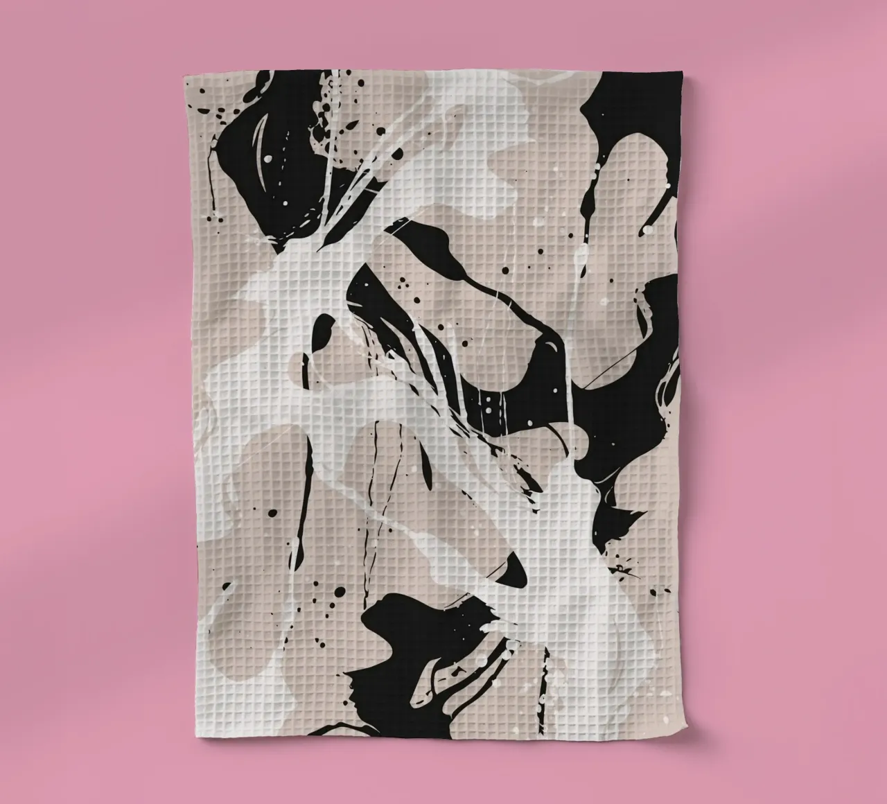 Abstract Pollock style canovaccio da cucina da studiopicaprints