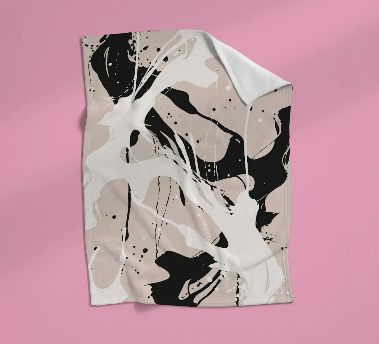 Abstract Pollock style coperta in pile da studiopicaprints