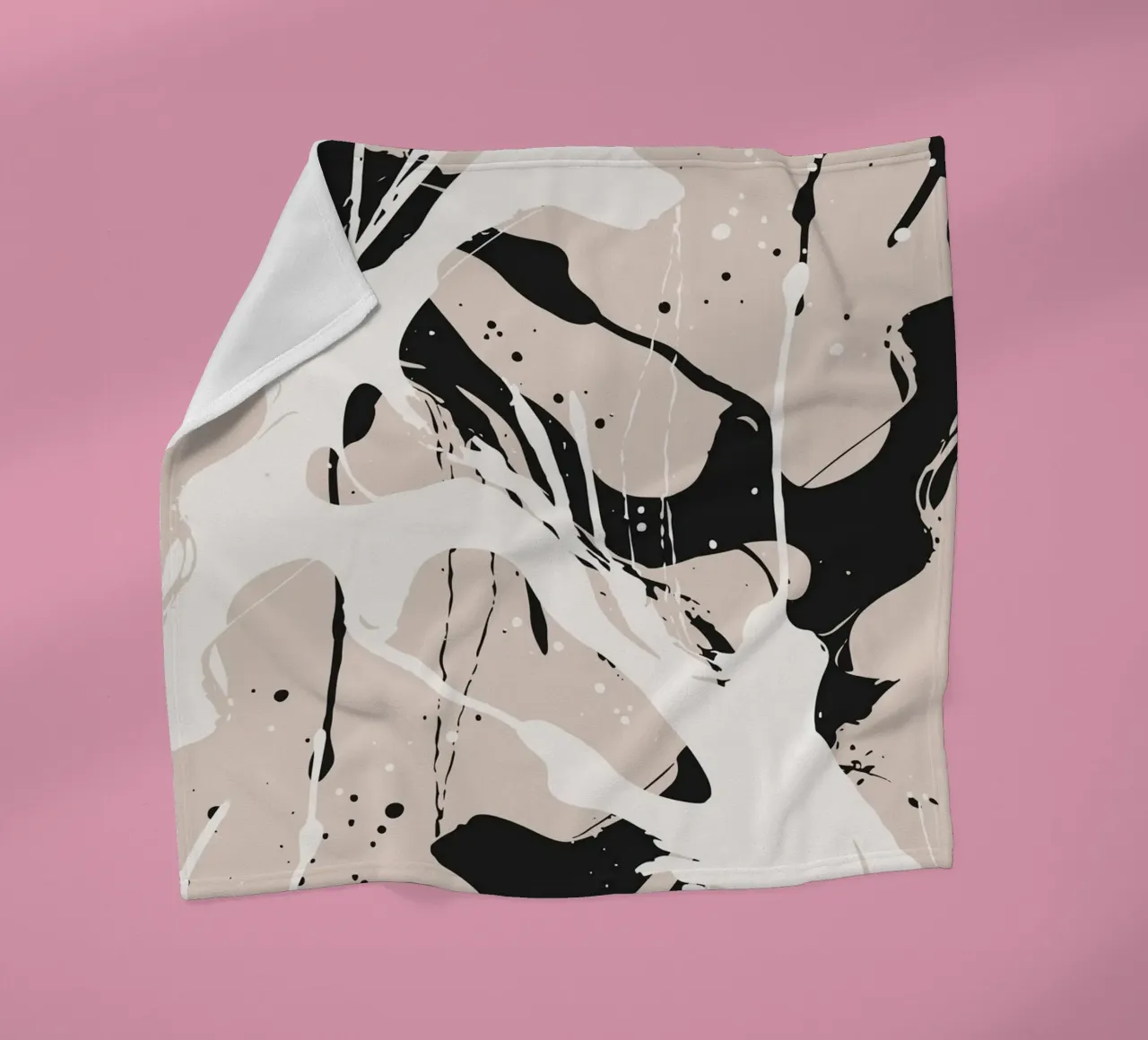 Abstract Pollock style coperta in pile da studiopicaprints