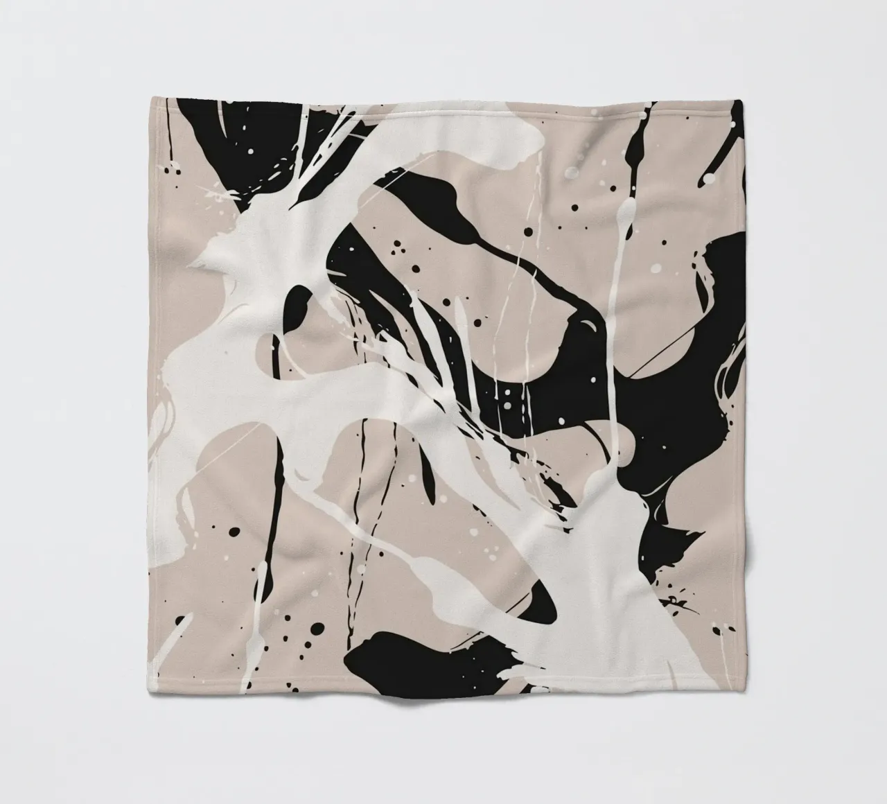 Abstract Pollock style coperta in pile da studiopicaprints