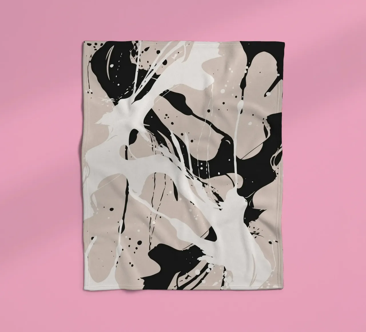 Abstract Pollock style coperta in pile da studiopicaprints