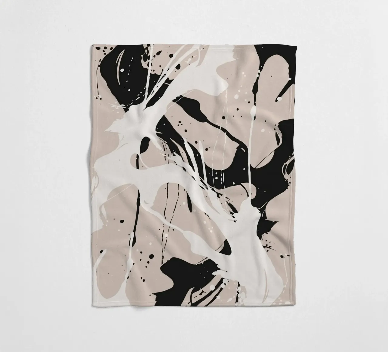 Abstract Pollock style coperta in pile da studiopicaprints