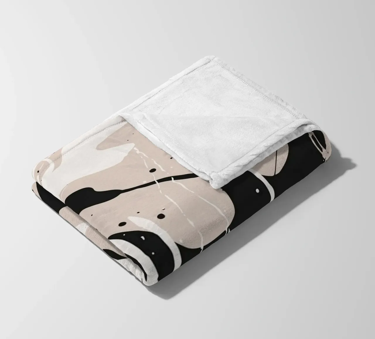 Abstract Pollock style coperta in pile da studiopicaprints