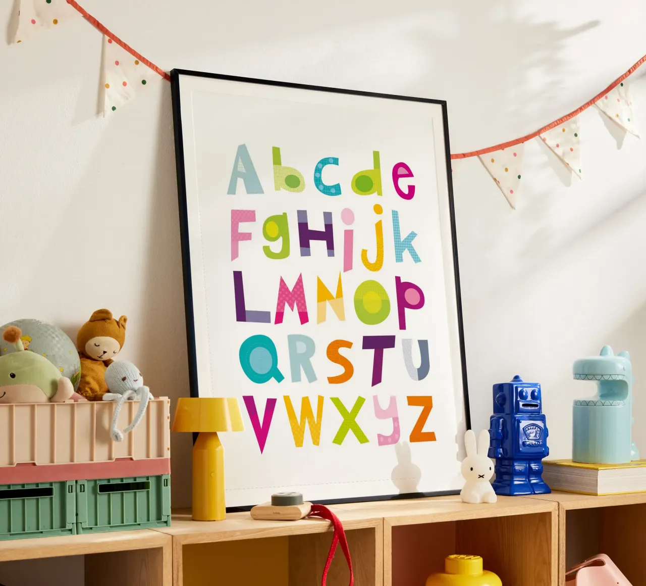 Colourful Alphabet Poster von JaySan Studio