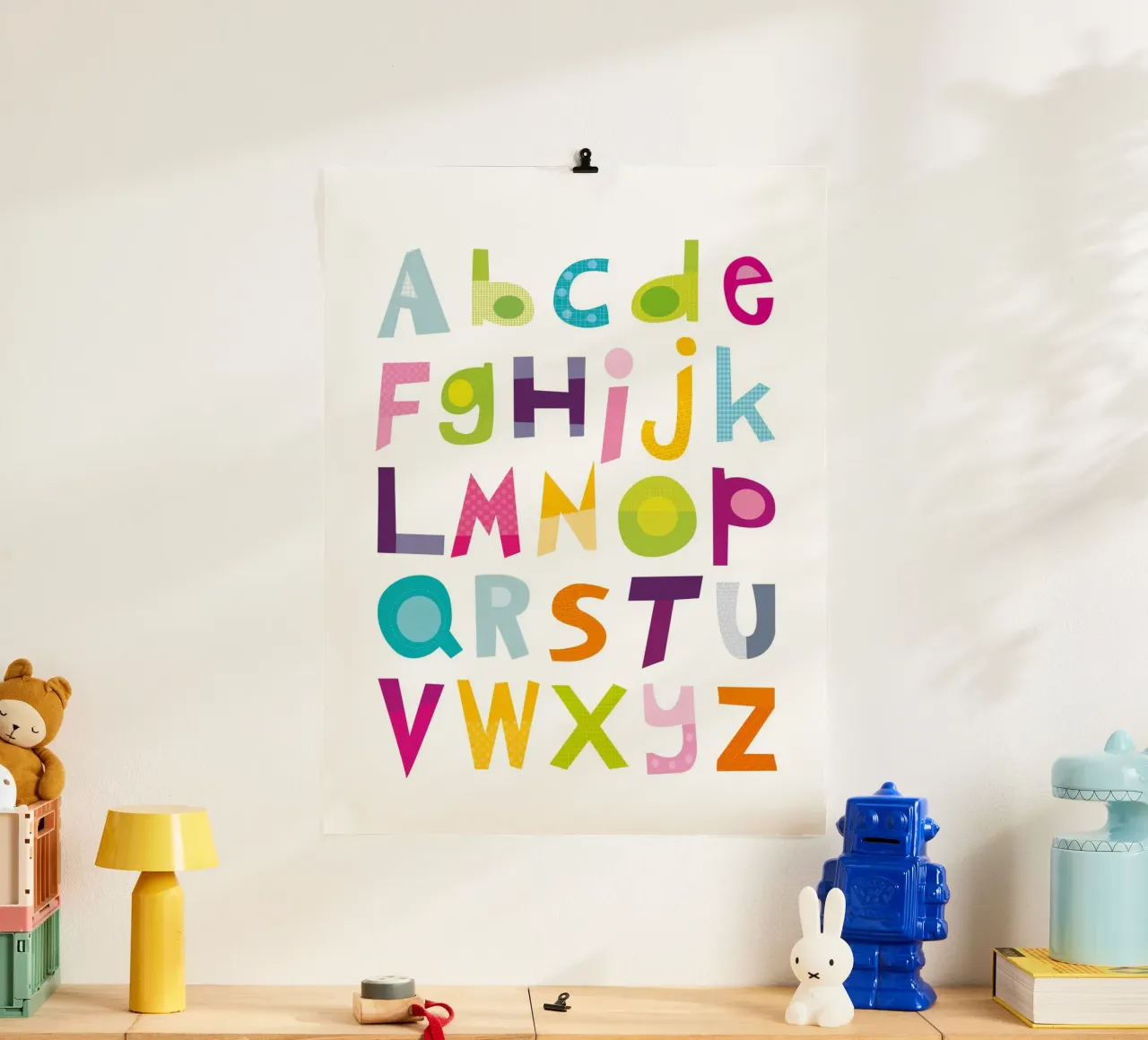 Colourful Alphabet Poster von JaySan Studio
