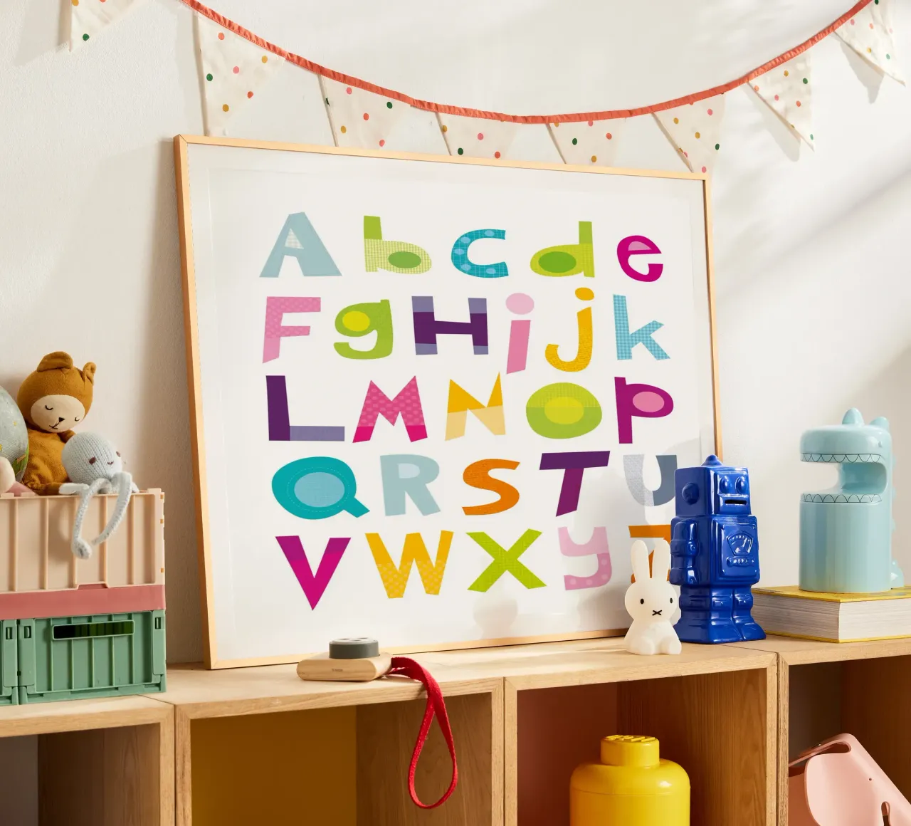 Colourful Alphabet Poster von JaySan Studio