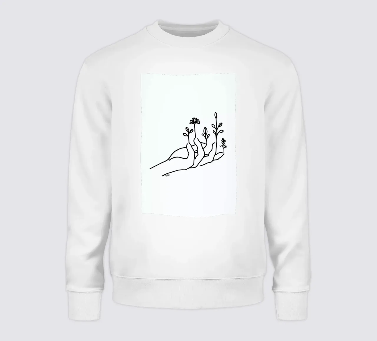 Bloom Hand felpa da Ninhol