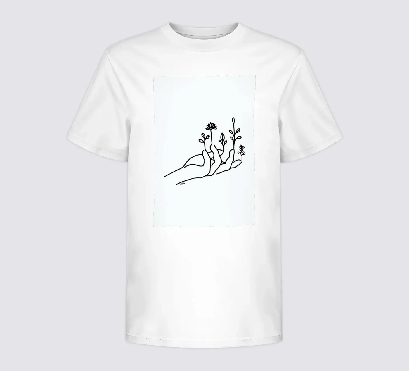 Bloom Hand t-shirt bambini da Ninhol