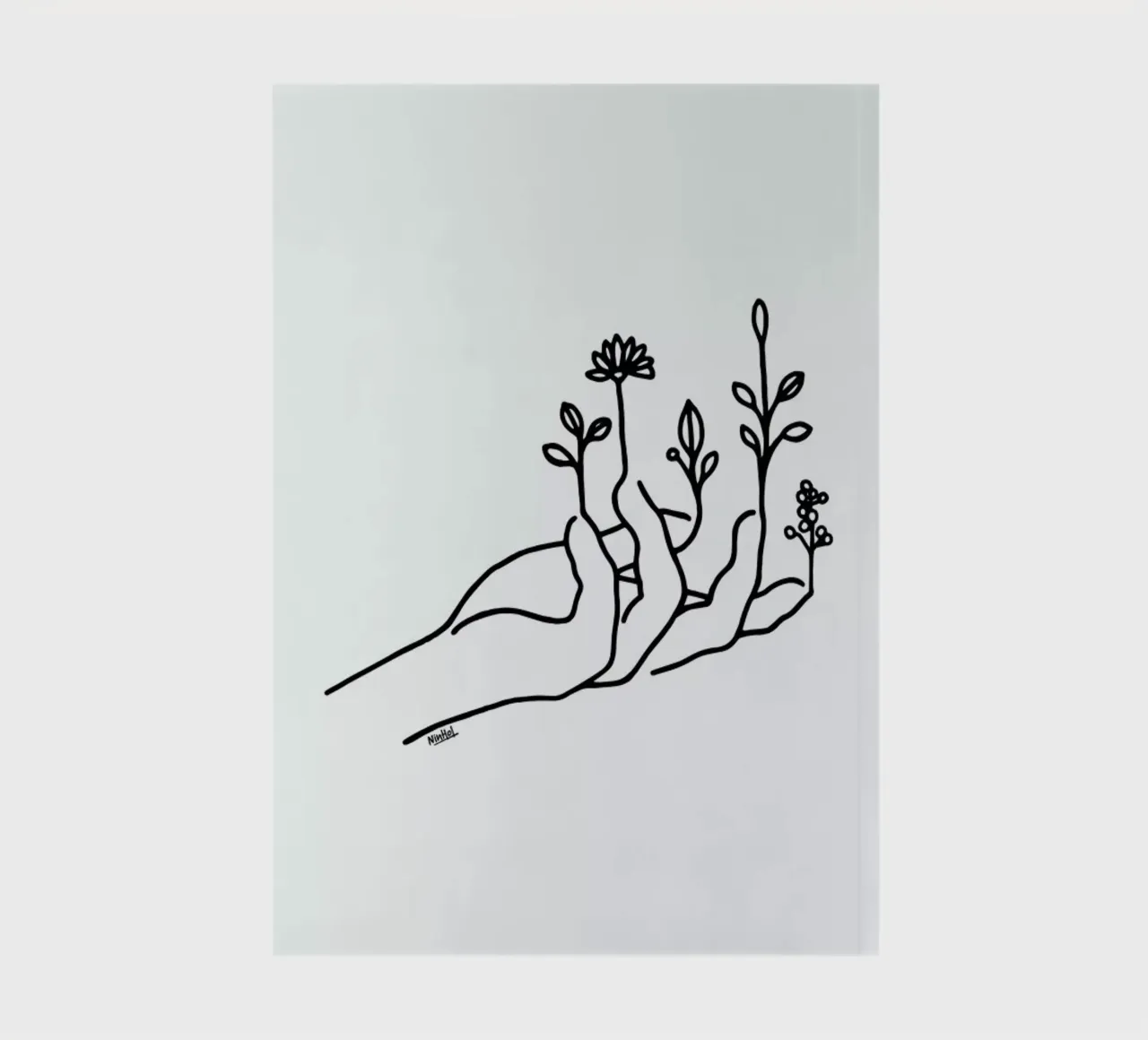 Bloom Hand notebook by Ninhol