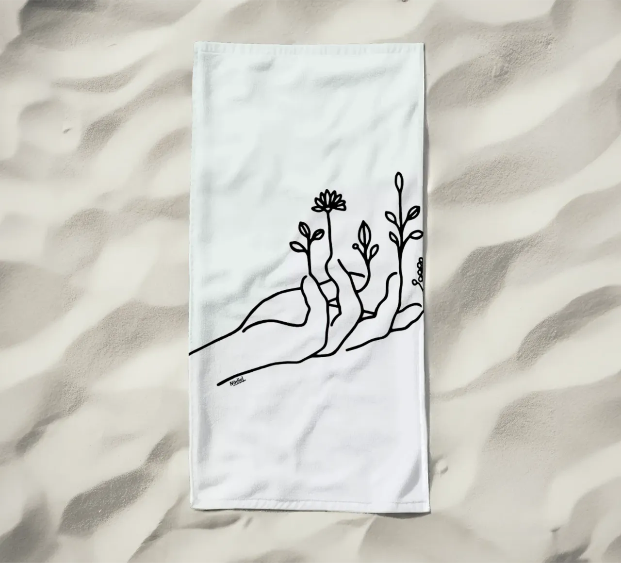 Bloom Hand telo mare da Ninhol