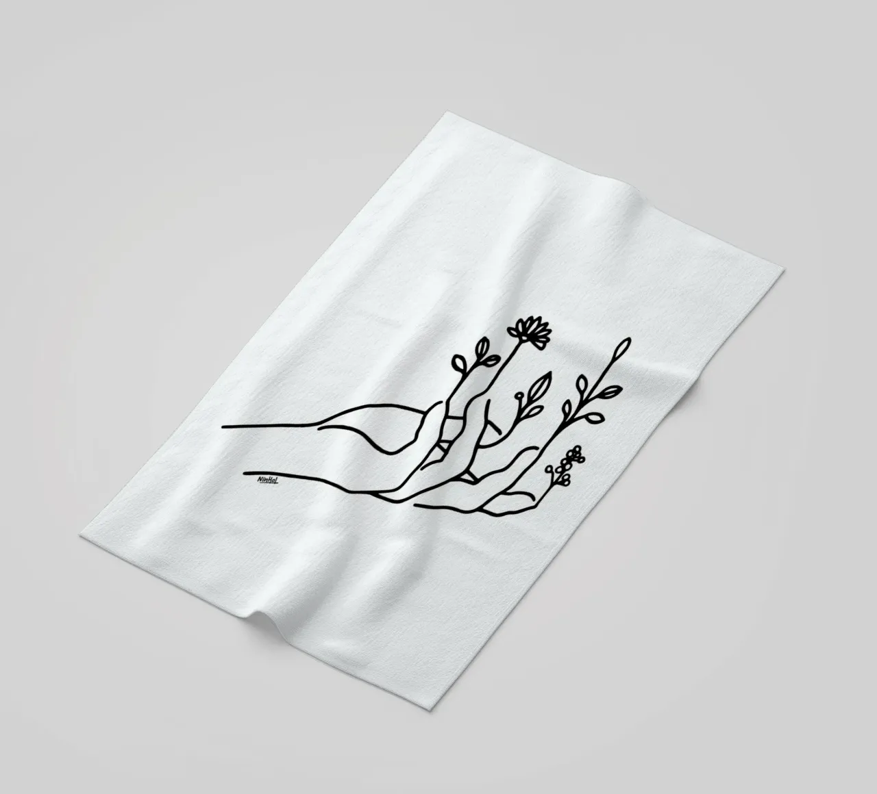 Bloom Hand telo mare da Ninhol