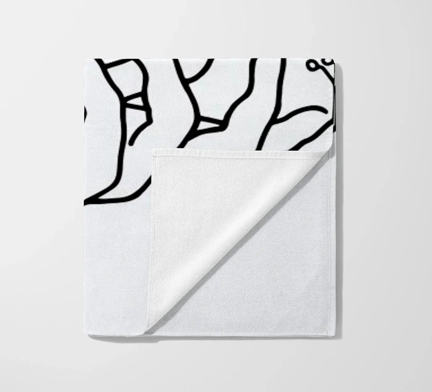 Bloom Hand beach towel by Ninhol