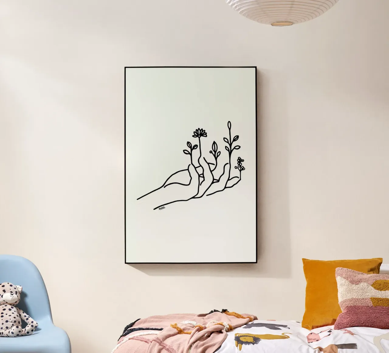 Bloom Hand plexiglass da Ninhol