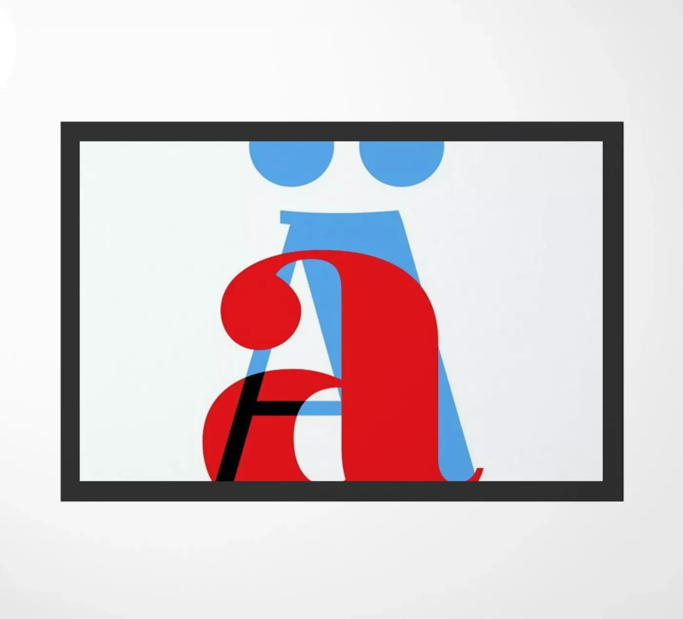 Cyan/Red Ä zerbino da Studio One