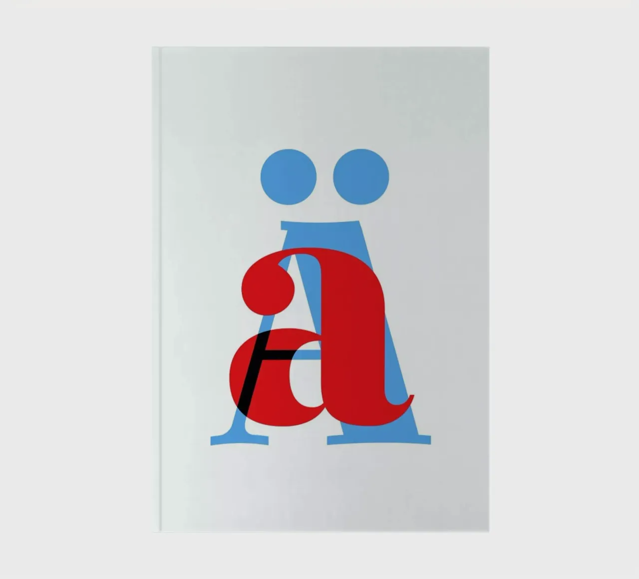 Cyan/Red Ä notebook by Studio One