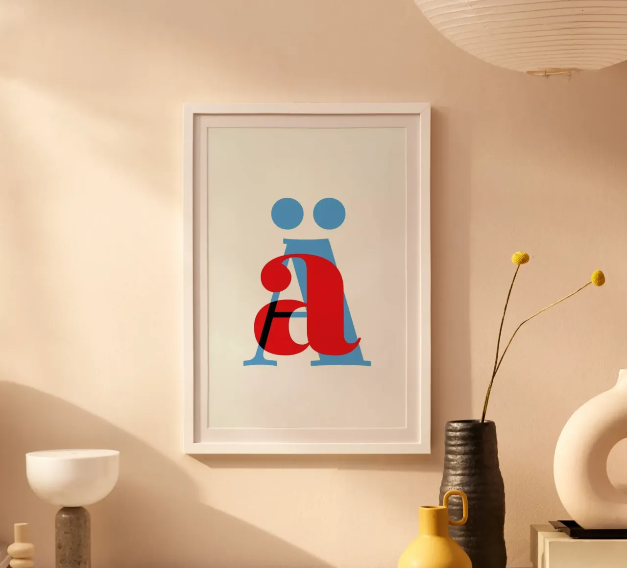 Cyan/Red Ä poster da Studio One