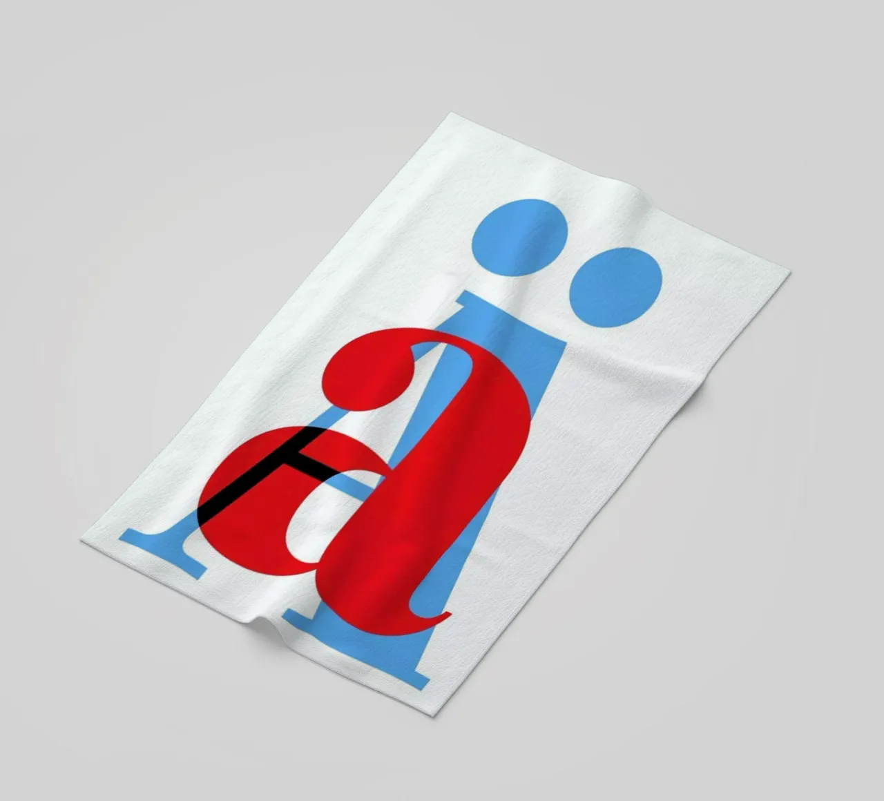 Cyan/Red Ä telo mare da Studio One