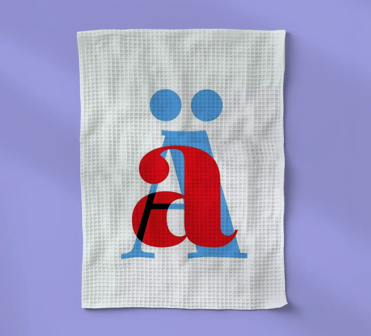 Cyan/Red Ä canovaccio da cucina da Studio One