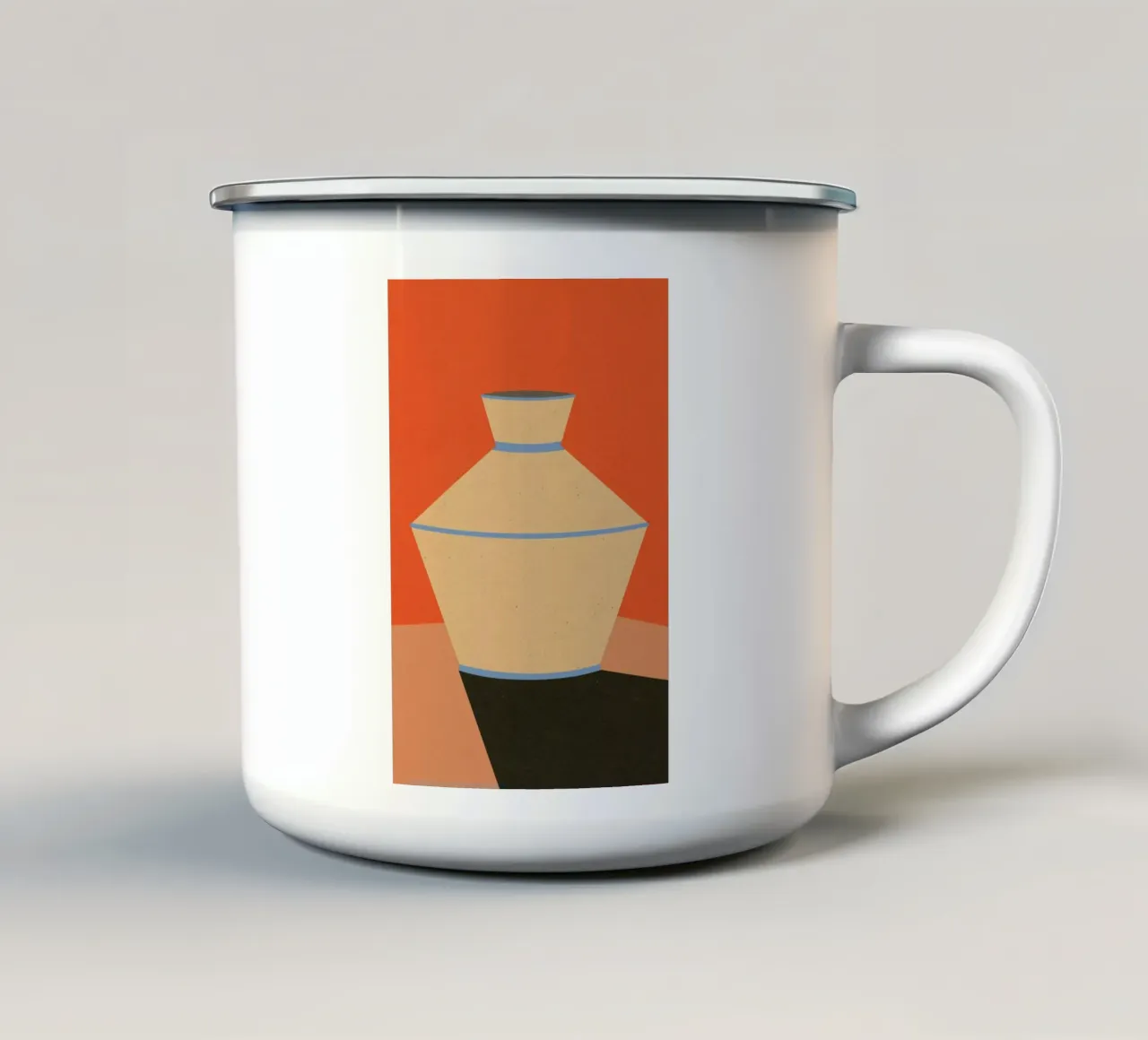 Tonkrug tazza in smalto da Rosi Feist
