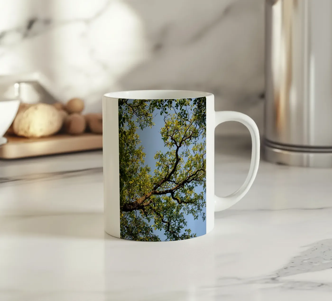 tree ceramic mug by lookingforstardust