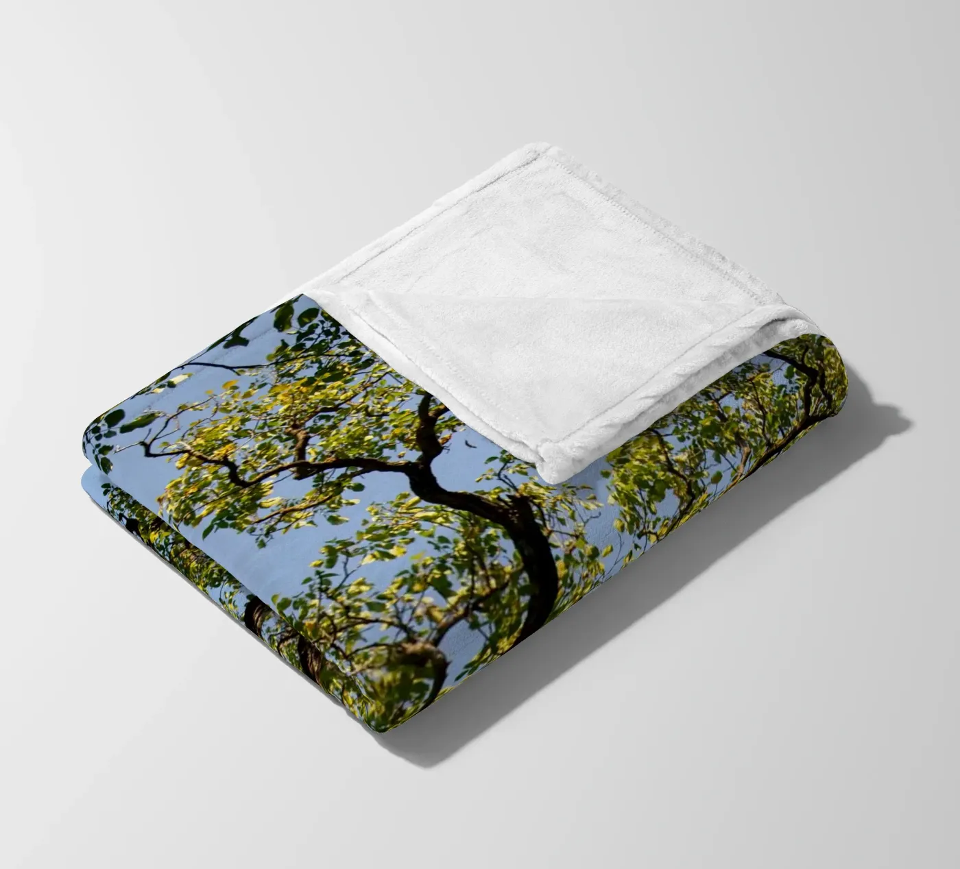 tree fleece blanket by lookingforstardust