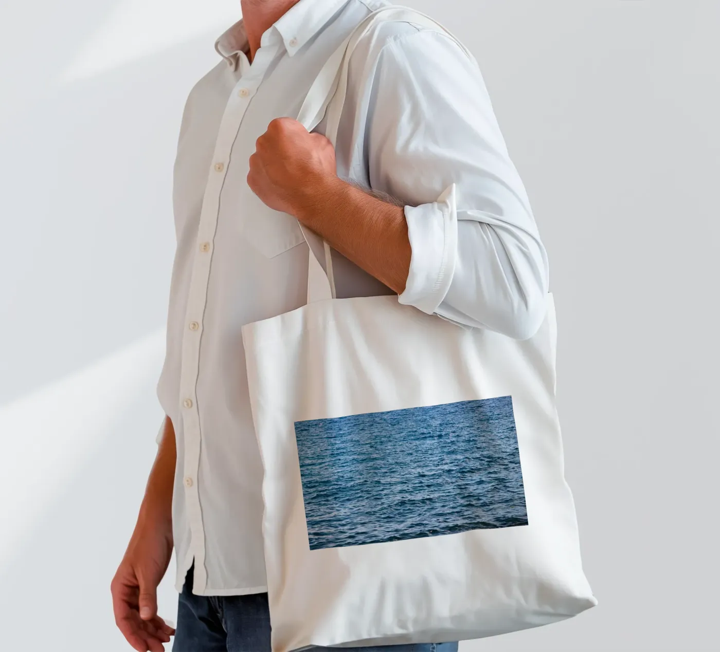 waves tote bag by lookingforstardust