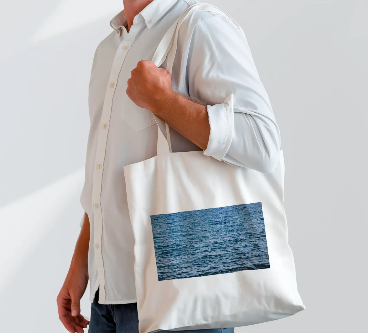 waves tote bag by lookingforstardust