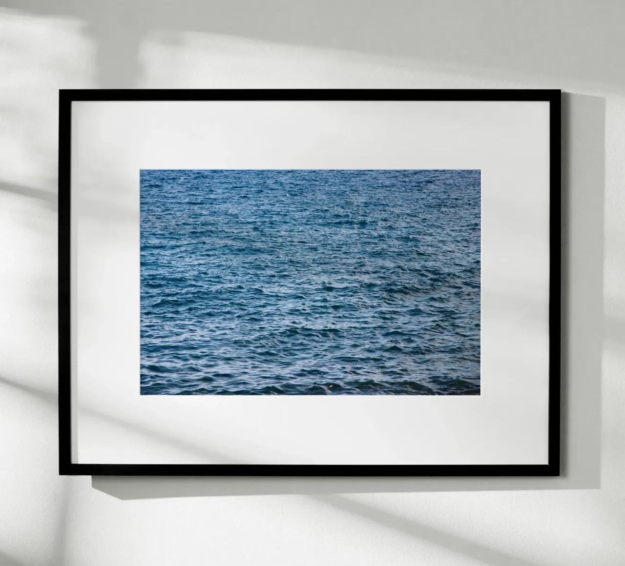 waves poster con telaio in legno da lookingforstardust