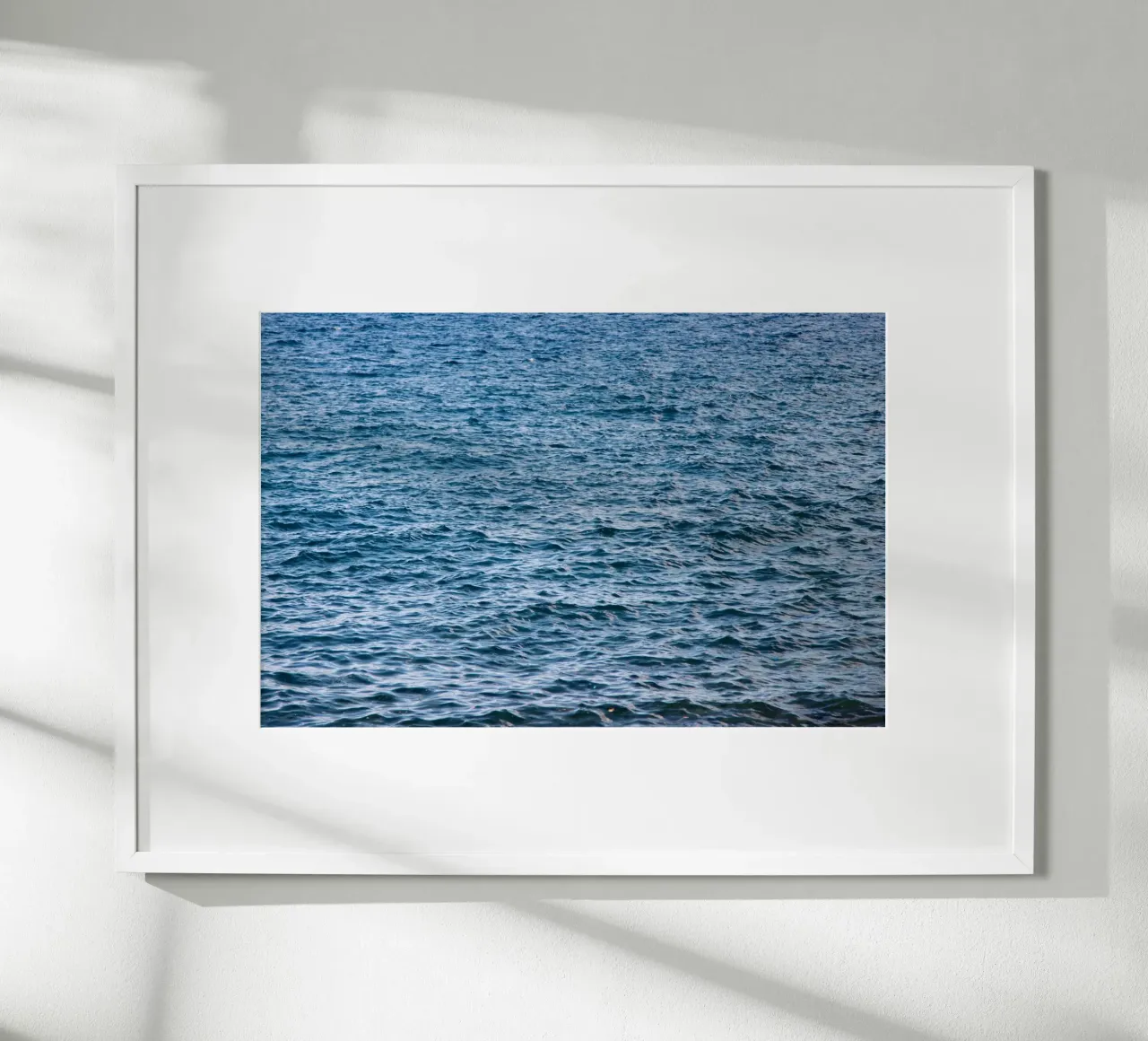 waves poster con telaio in legno da lookingforstardust