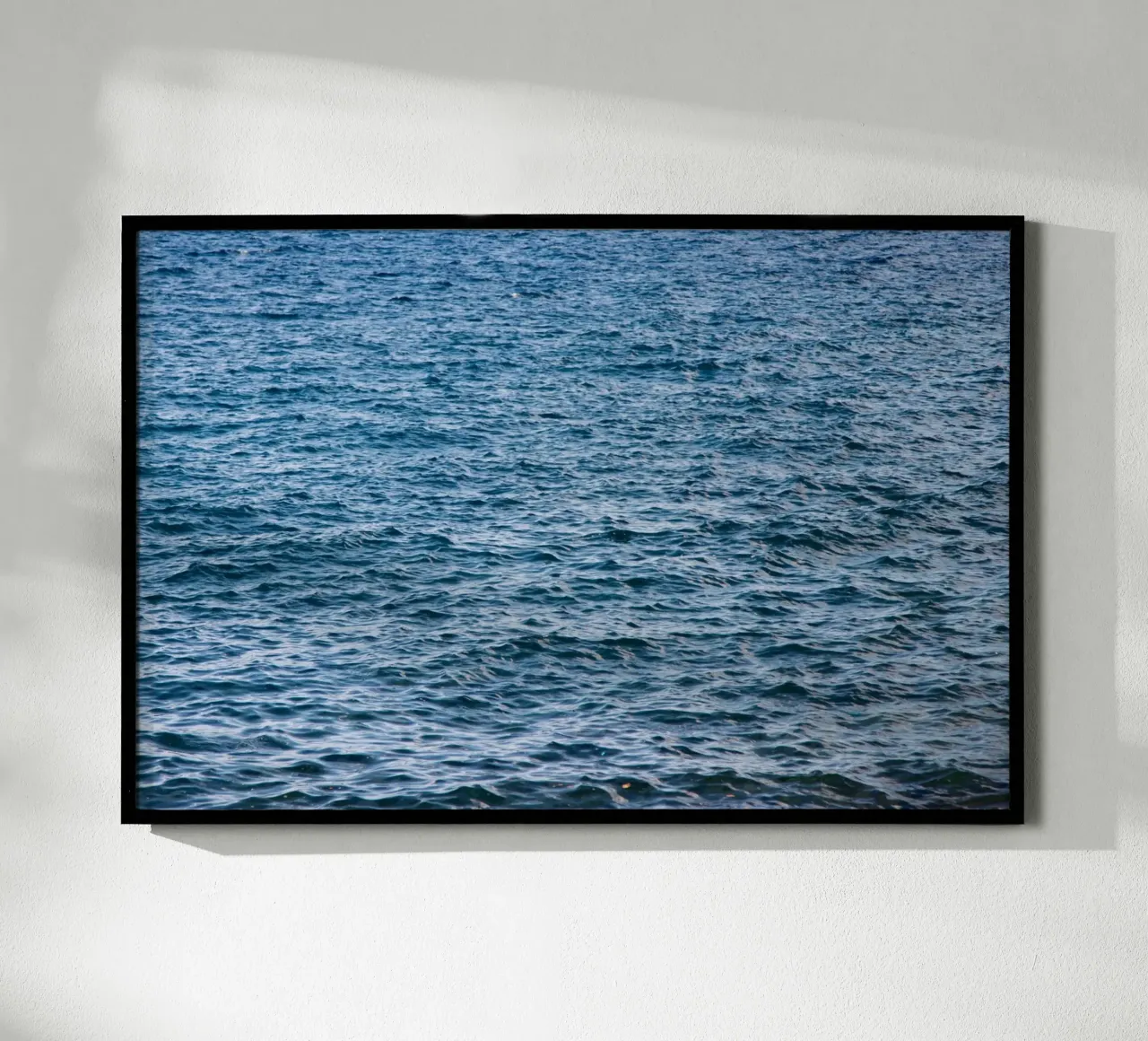 waves poster con telaio in legno da lookingforstardust