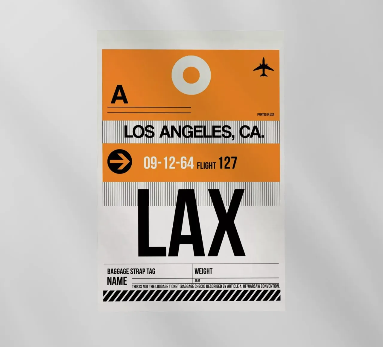 LAX-Los Angeles pellicola backlit da Naxart
