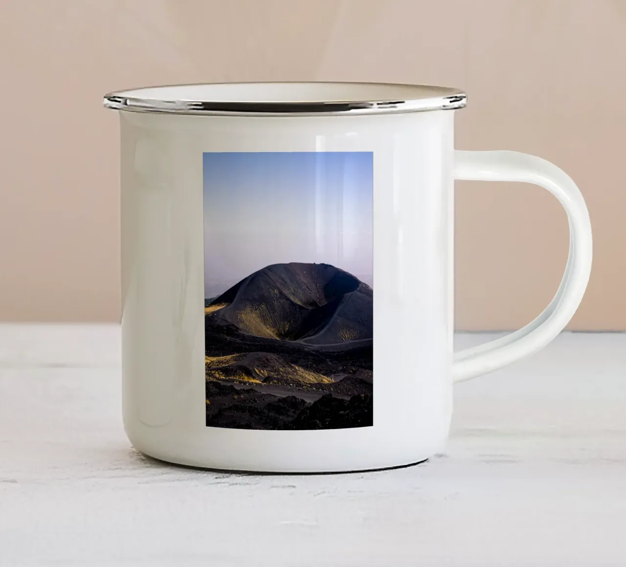 Etna tazza in smalto da lookingforstardust