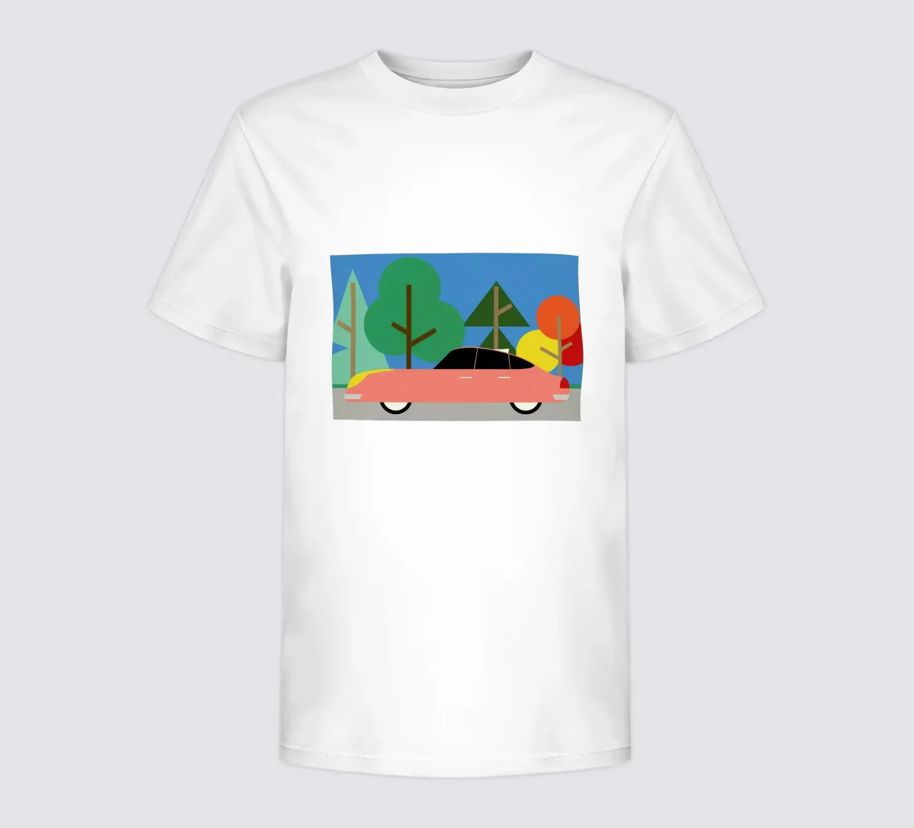 Old School Future Car camiseta para niños de Rosi Feist