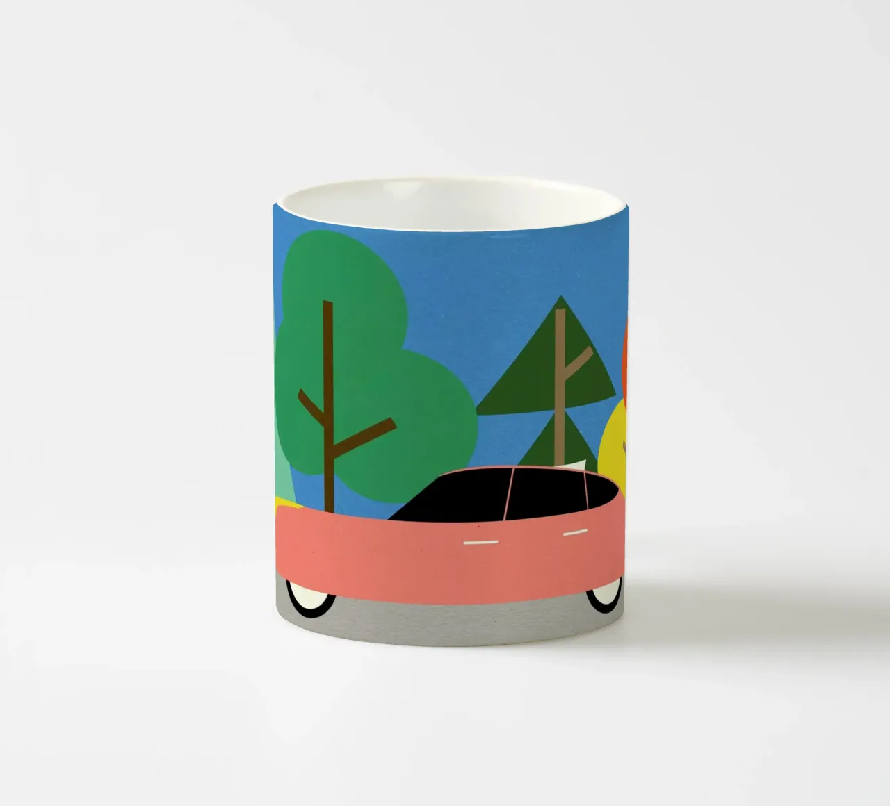 Old School Future Car tazza in ceramica da Rosi Feist