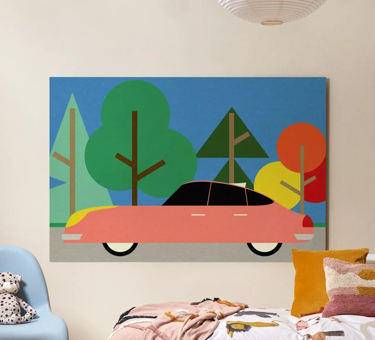 Old School Future Car alluminio dibond da Rosi Feist