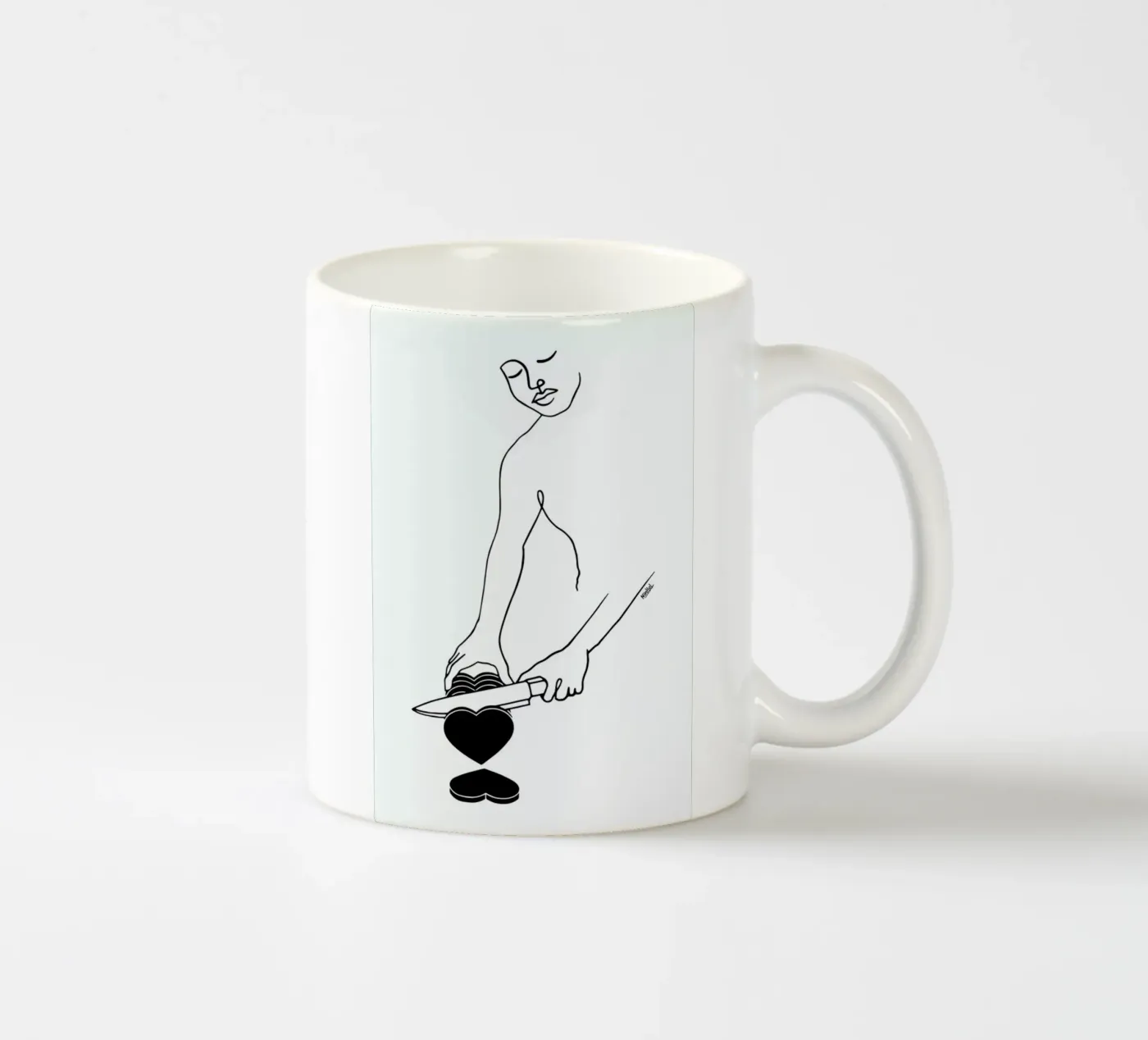 For Sharing ceramic mug by Ninhol