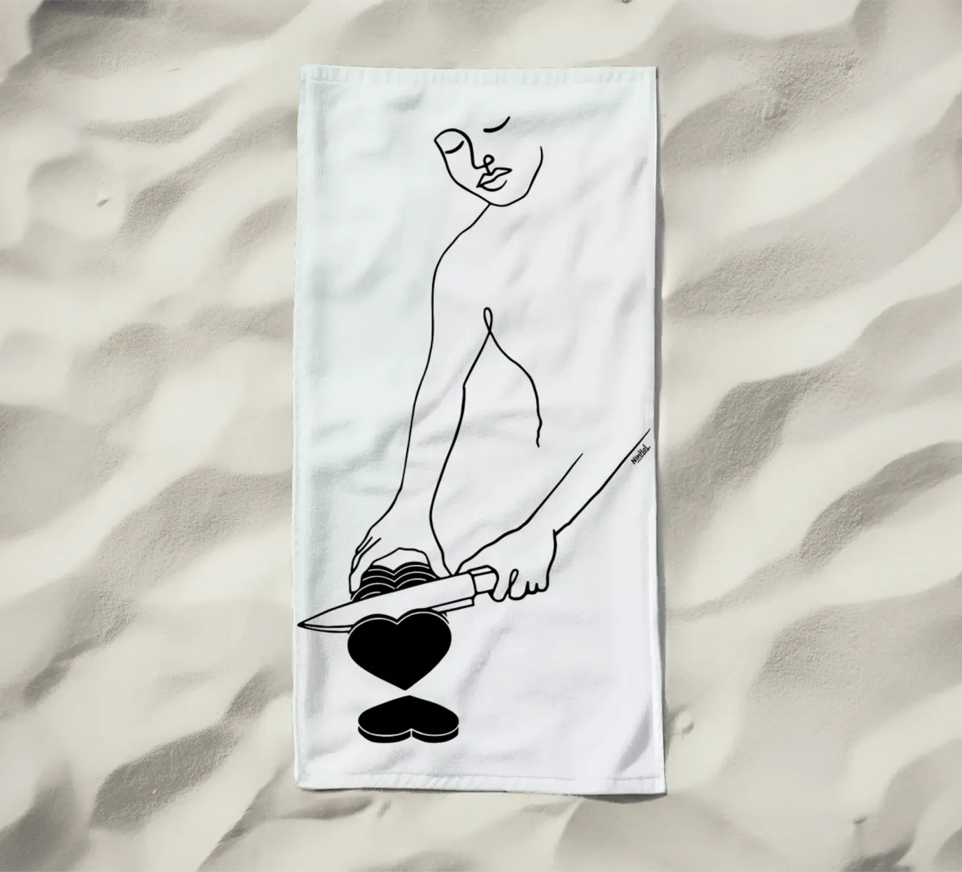 For Sharing strandhanddoek van Ninhol