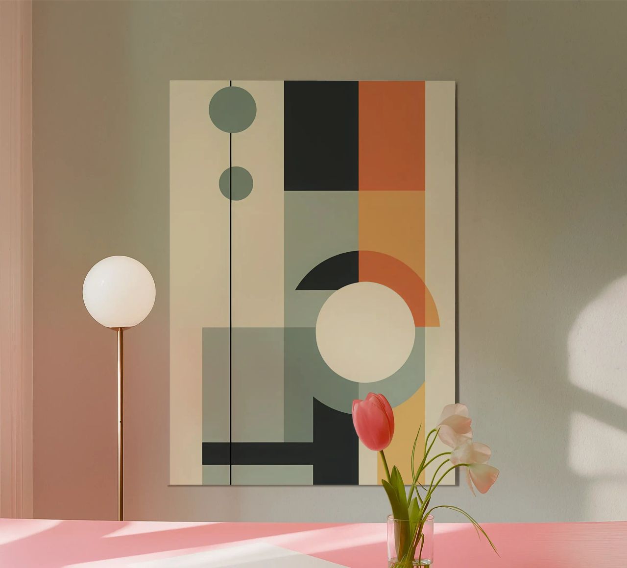 Geometric Abstract Art poster by Karraker