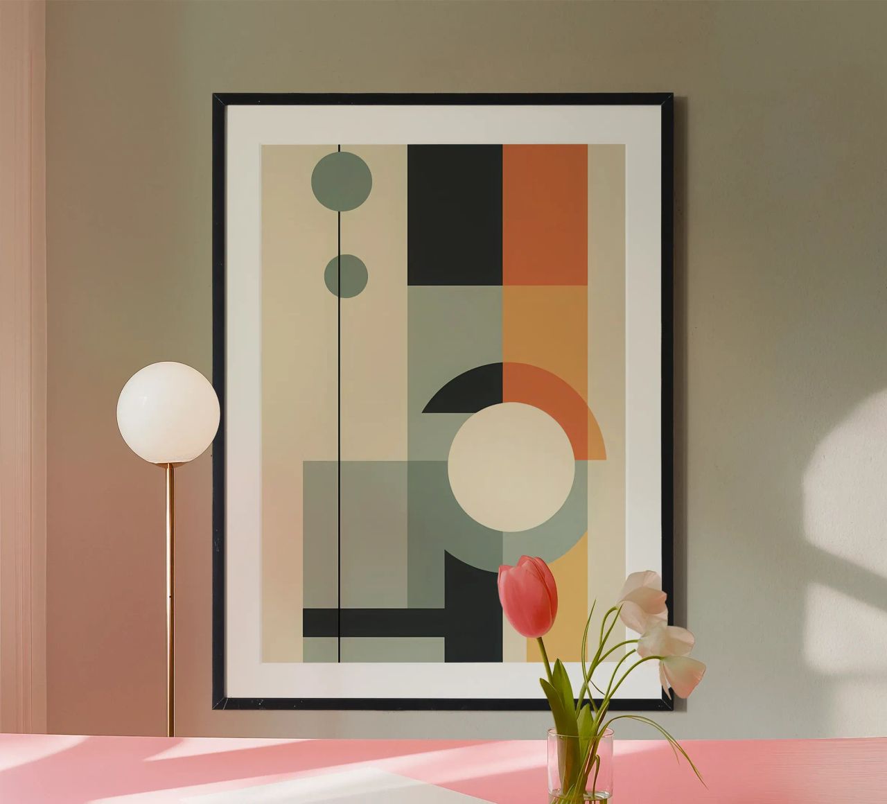 Geometric Abstract Art poster by Karraker